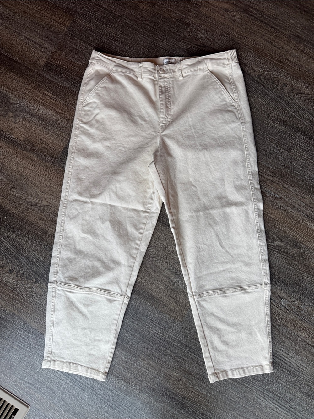 Alpine Design Women's Straight Leg Pants in Cream Size XL